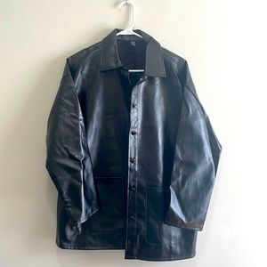 Shein Faux Leather Jacket Size M
